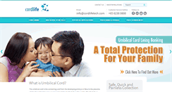Desktop Screenshot of cordlifetech.com